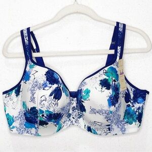 Cacique Smooth Lightly Lined Balconette Bra NWT 44DD